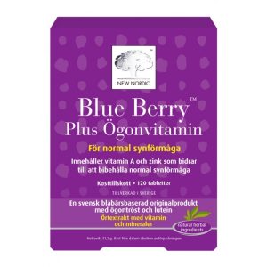 Blue Berry ögonvita 120 tabletter