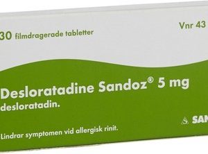 Desloratadine Sandoz, filmdragerad tablett 5 mg 30 st