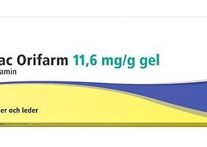 Diclofenac Orifarm, gel 11,6 mg/g 50 gr