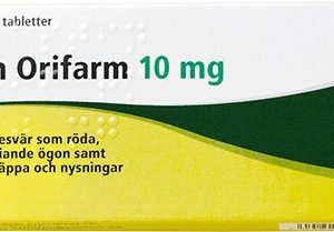 Ebastin Orifarm, filmdragerad tablett 10 mg 30 st