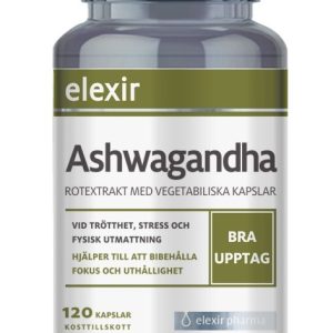 Elexir Pharma Ashwagandha 120 kapslar