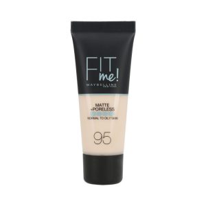 Fit Me Matte + Poreless Foundation Fair Porcelain 095- Maybelline