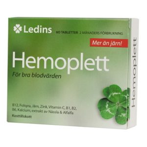 Hemoplett 60 tabletter