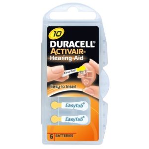 KORT DATUM 07-2022 Batteri Duracell Activair 10, 6 st