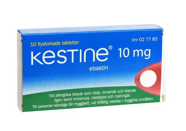 Kestine frystorkad tablett 10 mg 10 st