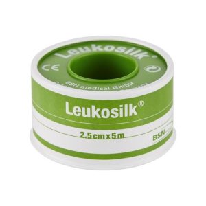 Leukosilk häfta 2,5 cm x 5 m