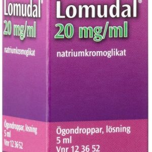 Lomudal ögondroppar lösning 20 mg/ml 5 ml