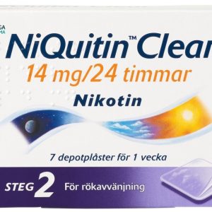 NiQuitin Clear depotplåster 14 mg 7 st