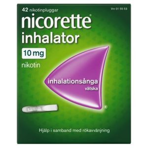 Nicorette Inhalator inhalationsånga vätska 10 mg 42 st