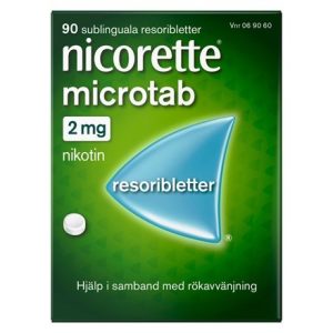 Nicorette Microtab resoriblett sublingual 2 mg 90 st