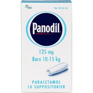 Panodil suppositorium 125 mg 10 st