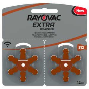 Rayovac EXTRA Advanced 312 BRUN 12 st