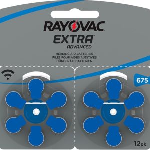 Rayovac EXTRA Advanced 675 BLÅ 12 st