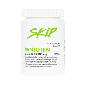 Skip Pantoten 200mg 100 tabletter