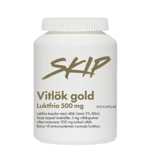 Skip Vitlök Gold 500 mg 200 kapslar