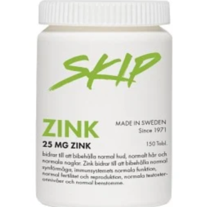 Skip Zink 25mg 150 tabletter