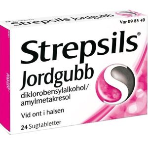 Strepsils Jordgubb 24 st