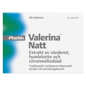 Valerina Natt 40 tabletter