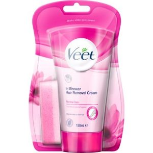 Veet In Shower Hair Removal Cream Legs & Body Normal Skin 150 ml