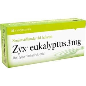 Zyx eukalyptus, sugtablett 3 mg 20 st
