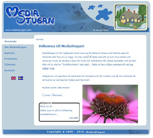the old website