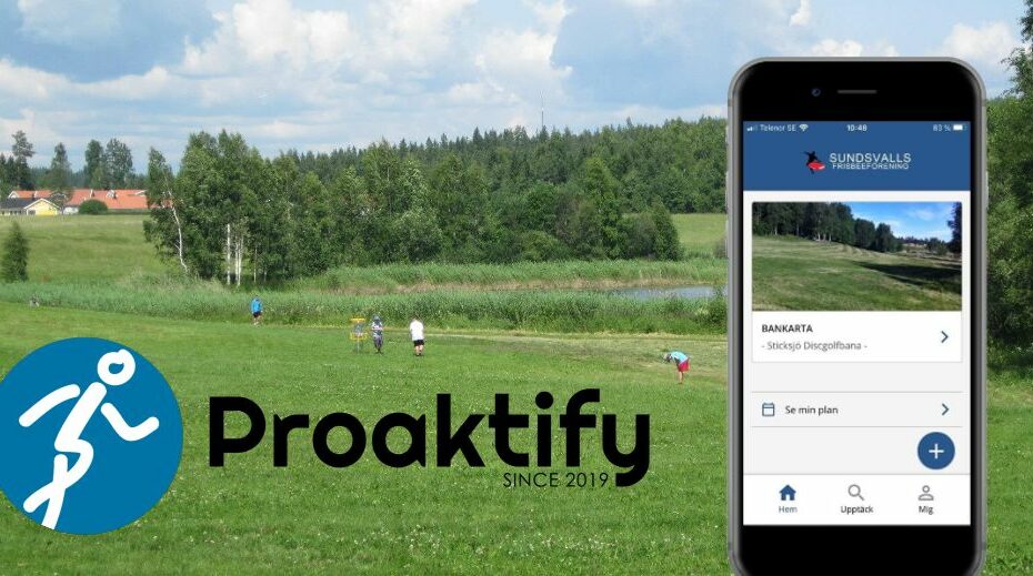 Proaktify och Sundsvall Frisbeeförening