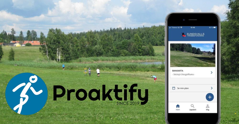 Proaktify och Sundsvall Frisbeeförening