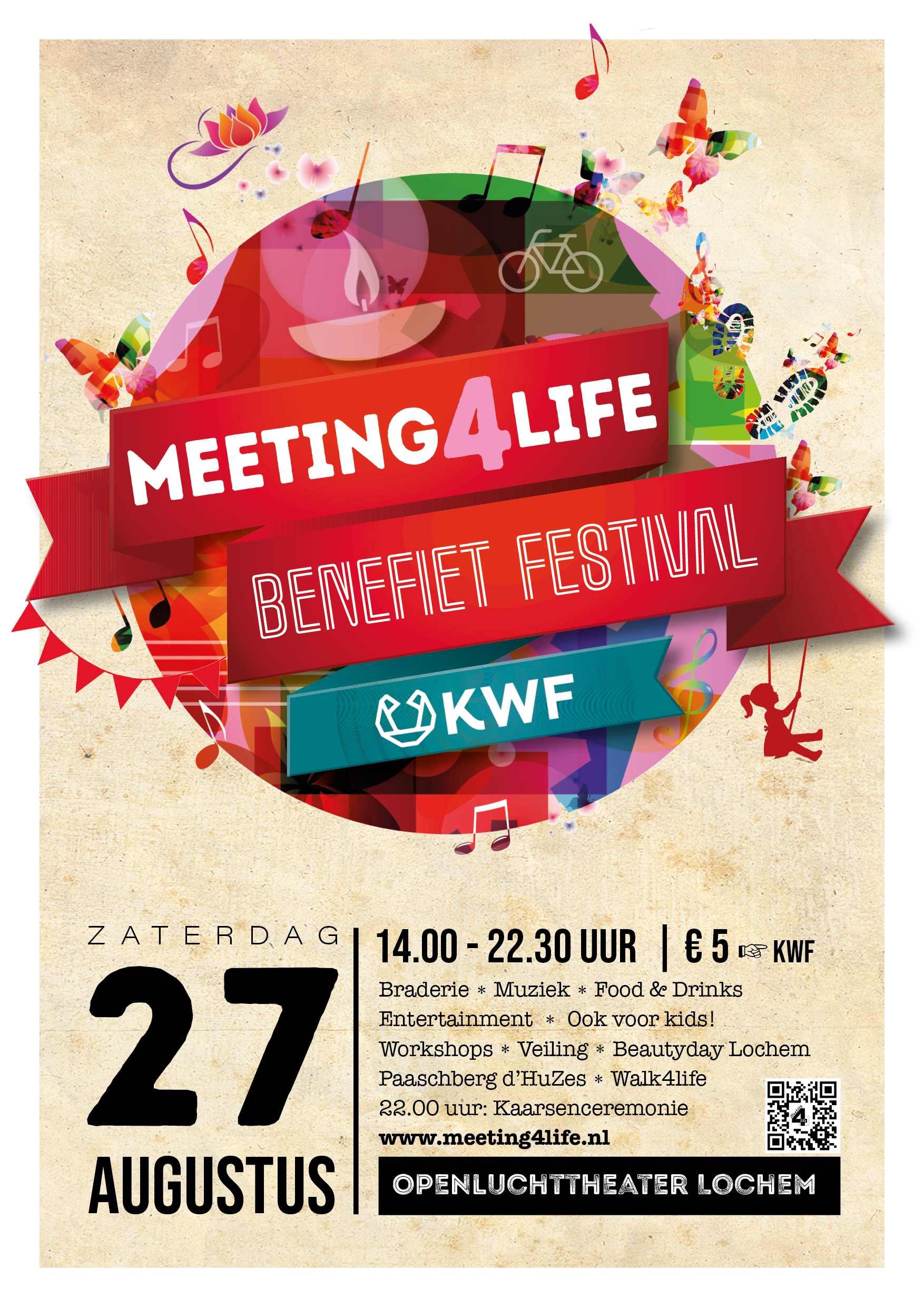 Officiële Meeting4Life festivalposter