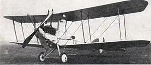 an old photo of a single engine plane