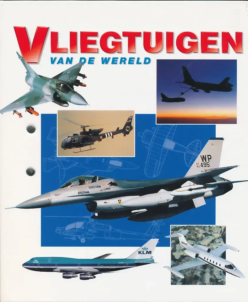 a book with pictures of planes and fighter jets