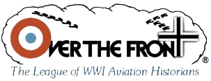 the logo for over the front