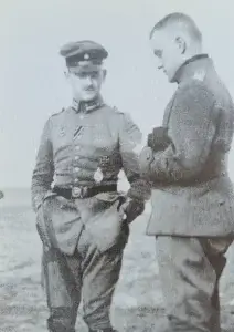 German pilot Richard Scholl and his co-pilot Lieutenant Anderer