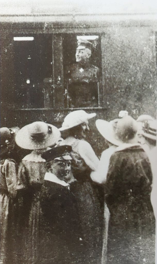 a group of women standing next to each other