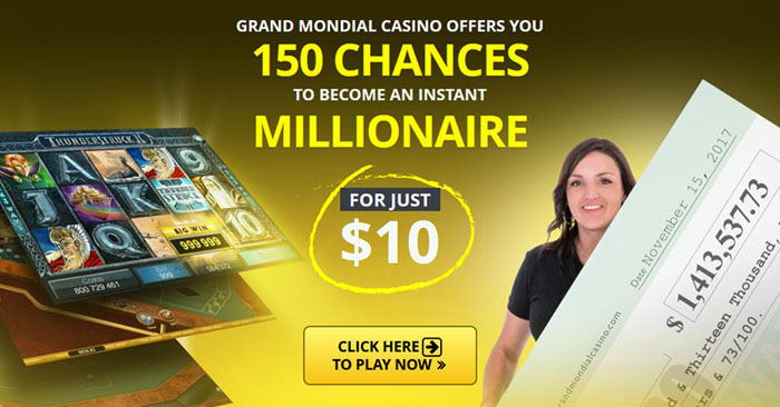 Mega Moolah Grand Mondial Casino Winners