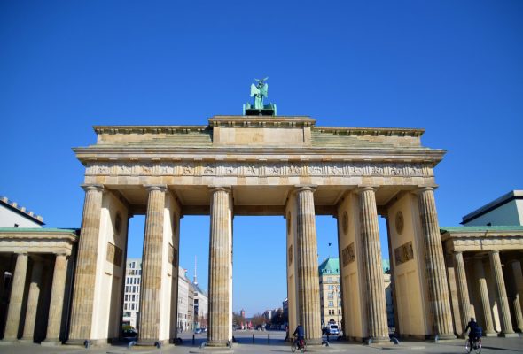 Das Brandenburger Tor in Berlin Mitte