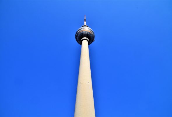 Der Fernsehturm in Berlin Mitte