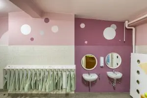 WC- und Wickelräume Kita Sprechspatzen