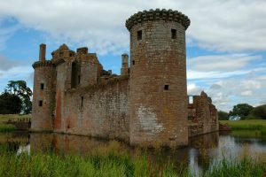 Caerlaverock castle Skottland