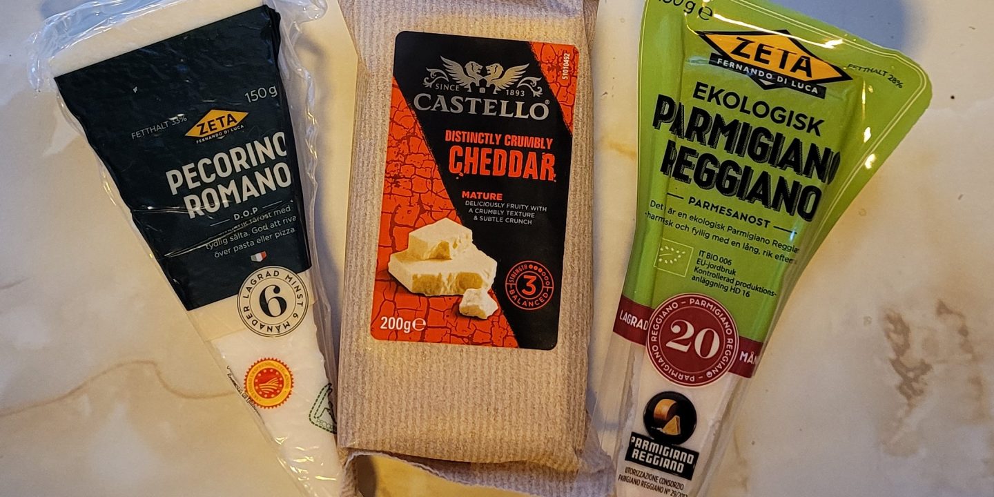 My favorite cheeses