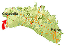 Cala Santandria Karte