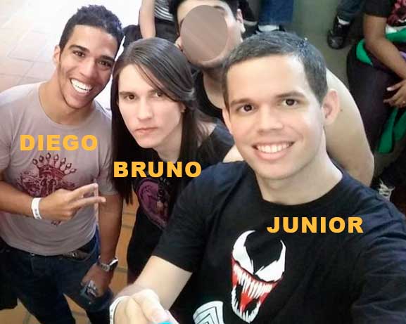 Bruno, Diego e Junior