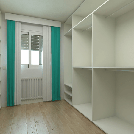 Aménagement d'un dressing menuiserie couton parempuyre produits services amenagements interieur realisation 1 450x450 - Aménagement d'un dressing