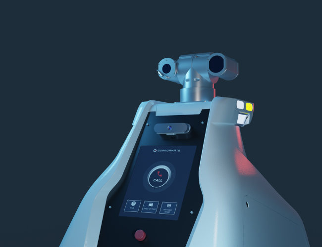 Tellext parking robot view on the camera module