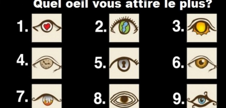 Test: Choisissez un oeil et voyez ce que cela dit sur votre personnalité…