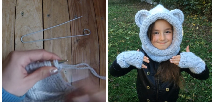 Comment réaliser une capuche avec des oreilles d’ours… Idéal pour l’hiver !