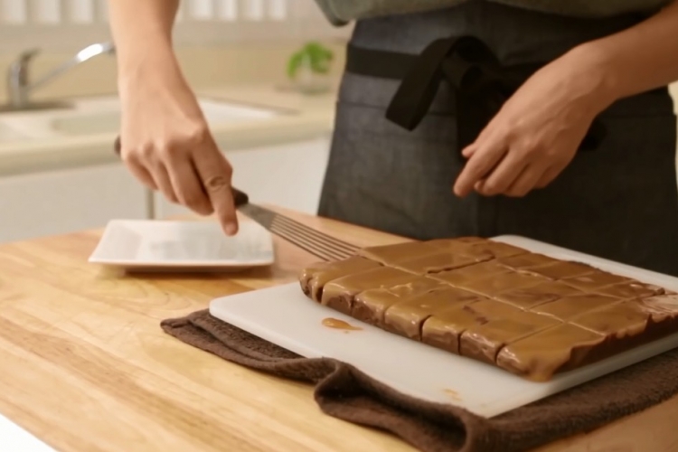 Un fudge chocolat et caramel…Simple, rapide et tellement délicieux