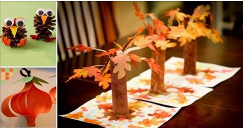 8 Magnifiques bricolages à faire avec les enfants pour célébrer les couleurs de l’automne!