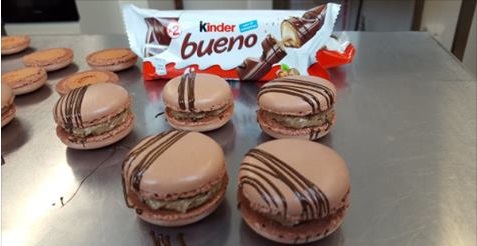 Une recette simplissime des macarons au Kinder Bueno