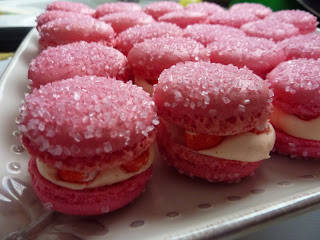 Macarons à la fraise Tagada