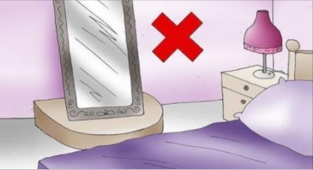 Les dangers de placer un miroir dans sa chambre à coucher